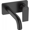 Hansgrohe Vernis Shape - Páková umývadlová batéria pod omietku s ramenom 207 mm, čierna matná 71578670