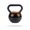 Nastaviteľný kettlebell 3,4–18 kg - GymBeam Veľkosť: unisex, Farba: čierna 49009-1-black