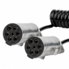 Špirálový kábel TIR 2x 7 PIN typ N 5m 24V AMIO-04379 04379