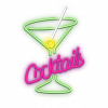 Neon PLEXI LED Dekorácia Drink COCKTAILS Ružová Zelená USB 5V 1A Stmievač