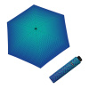 Doppler Fiber Havanna Strong Blue dámsky skladací dáždnik Doppler