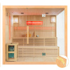 renovuj.sk Suchá sauna s pieckou EA4S ĽAVÁ so soľným kameňom a izoláciou stien, 4-5 miestna, 220x200x200cm, 8,0kW