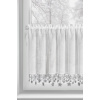 VIANOČNÁ VITRÁŽKOVÁ ZÁCLONA 2 STRIEBORNÁ 60X150CM TUNEL