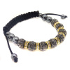Shamballa náramok Luxus Black Diamond st364 bižutéria (Shamballa náramok Luxus Black Diamond st364 bižutéria)