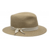 Luxusný dámsky nekrčivý béžový klobúk Fedora - Mayser Nane - UV faktor 80 Veľkosť: 55 cm (S)