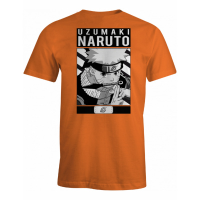 Cotton Tričko Naruto - Uzumaki Naruto Fight (veľkosť XXL)