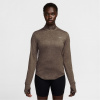 Nike Swift Women's 1/4-Zip Running Top Mink Brown 10 (S)