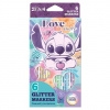 Disney Stitch Glitter fixky 6 ks