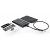 Gembird EE2-U3S-6 Externý box HDD / SSD 2,5 '' s portom USB typu C USB 3.1 kartáčovaný hliník šedá