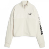 Puma PWR quarter Zip Fleece Top Black 12 (M)