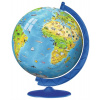 RAVENSBURGER 3D Puzzleball Detský glóbus so zvieratkami (anglický) 180 dielikov