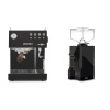 Ascaso Steel UNO PID, Black&Wood + Eureka Mignon Silenzio, BL black