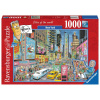 RAVENSBURGER Puzzle Mestá sveta: New York 1000 dielikov