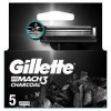 Gillette Mach3 Charcoal čepieľky 5ks