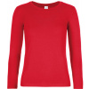 B&C Dámske tričko s dlhým rukávom TW08T Red XL