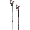 Leki Haute Route 2 - dark anthracite/dark red/black 110-150