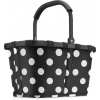 Košík Carrybag Frame s bielymi bodkami