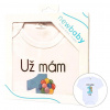 Body s potiskem New Baby Už mám rok modré