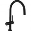 Hansgrohe Talis M54 Umývadlová batéria, stojaca, uzatvárací ventil pre spotrebič, čierna matná 72805670