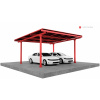 Solárny carport ALU - EDGE Prevedenie carportu: RAL na želanie