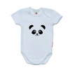 Dětské body krátký rukáv Gama, smile panda vel.80