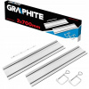 Graphite 58G495-732 Vodiaca koľajnica 2x700 mm s konektorom a 2 svorkami