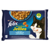 Felix Sensations Jellies lahodný výber z rýb v želé - s lososom a treskou tmavou 12 x (4 x 85 g)