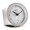 Braun - Analógový budík BC07, ružová/biela 4007218670991