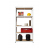 Trestles Policový regál 1800x800x350mm, nosnost 1000kg, světle šedý R358ND-SVETLE SEDA