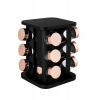 BERLINGERHAUS BH-8559 Koreničky v otočnom stojane 13 ks Black rose