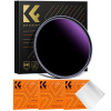 K&F Concept 77MM, Filter Nano-X Ultra ND1000000, HD, vodeodolný, odolný proti poškriabaniu, antireflexný fialový 32607