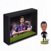 Figúrka Robert Lewandowski FC Barcelona s rámikom a plagátom - darček pre fanúšika