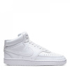 Nike Court Vision Mid Women's Hi Tops Triple White 4 (37.5)