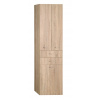 AQUALINE ZOJA / KERAMIA FRESH skrinka vysoká s košom 50x184x29cm, dub platin 51295