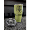 Termo hrnček Tumbler 20 oz Big Frig® / 102. prieskumný prápor – Olive Green