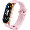 PREsmartfon Xiaomi Mi Band 3 / 4 / 5 / 6 silikónový remienok ružový