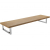 CERANO - Doska pod umývadlo Navira Pro + podperná konzola - dub medový - 161x46,5x3,6 cm