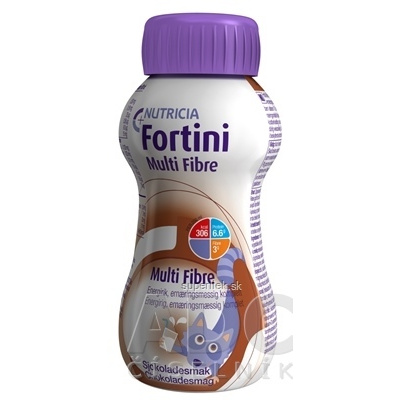 Fortini Multi Fibre pre deti výživa s čokoládovou príchuťou 1x200 ml, 8716900565526