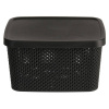 Storage Solutions Úložný kôš Black1, 27,5x15x22 cm