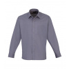 Premier Workwear Pánska košeľa s dlhým rukávom PR200 Steel -ca. Pantone 6545 44,5 (17H)