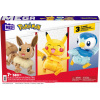Plastové kocky MEGA Pokémon Trio Pokémonov HNT94