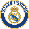 CUKROVÁ TLAČ jedlý obrázok na tortu Cukrová hmota Real Madrid CRISTIANO RONALDO