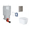 Grohe Uniset Set predstenovej inštalácie, klozetu, dosky SoftClose, tlačidla Skate Cosmopolitan a súpravy na vhadzovanie tabliet, kefovaný Hard Graphite SANI15BB5120-GR