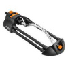 NEO TOOLS oscilačný postrekovač, 18 trysiek pre plochu až 14x19m, 1/2 aj 3/4, oranžovo-če