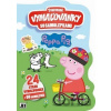 Tvarované vymaľovanky so samolepkami: Peppa Pig - Jiří Models