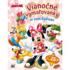 Vianočné vymaľovanky so samolepkami Minnie