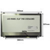 SIL LCD PANEL 15,6'' FHD 1920x1080 30PIN MATNÝ / ÚCHYTY HORE A DOLE 77046121