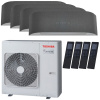 Klimatizácia Toshiba Haori multisplit 4x 2,5kW + vonkajšia 8kW