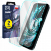 2x Nezlomiteľné hybridné sklo na displej 3mk Hardy Fusion pre Apple iPhone 17