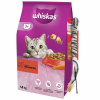 Whiskas suché krmivo hovädzie 14 kg (Whiskas Adult hovädzia mrkva 14kg + udica ZDARMA)